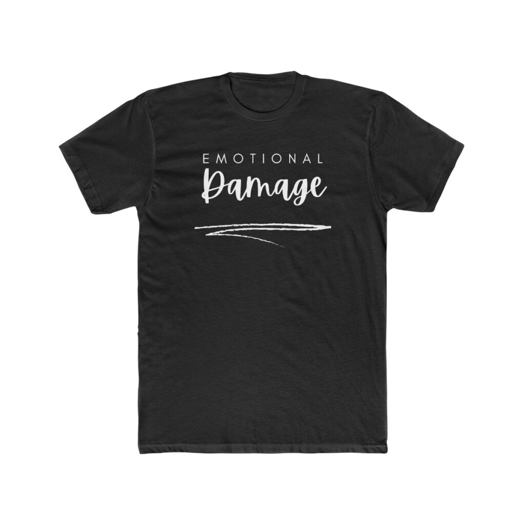 Emotional Damage - Men's Cotton Crew Tee Shirt - Image 5