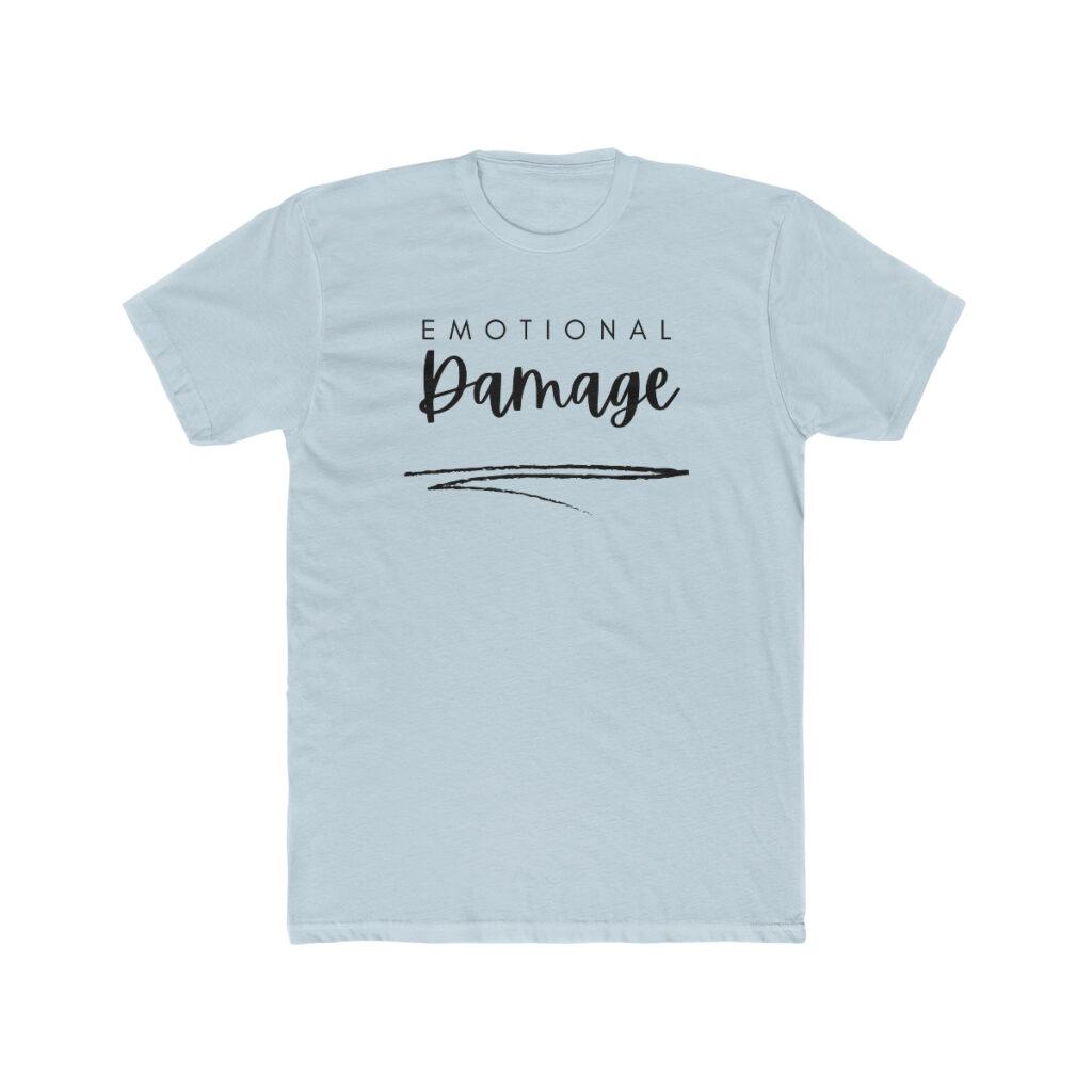 Emotional Damage - Men's Cotton Crew Tee Shirt - Image 13
