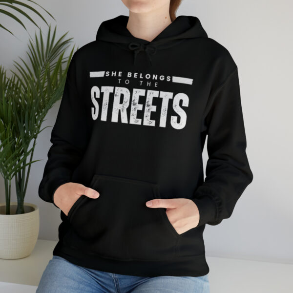 She Belongs To The Streets - Unisex Heavy Blend™ Hooded Sweatshirt as Featured on Red Pill Podcasts
