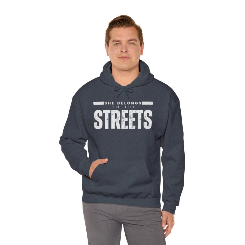 She Belongs To The Streets - Unisex Heavy Blend™ Hooded Sweatshirt as Featured on Red Pill Podcasts - Image 77